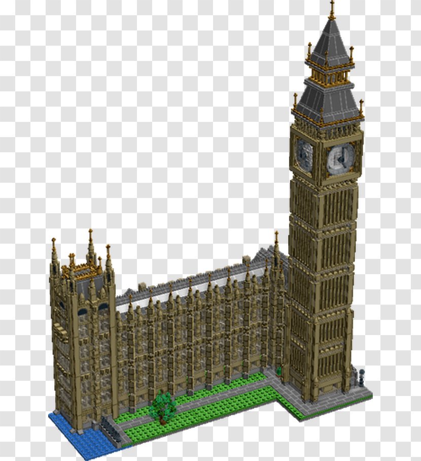 Big Ben Building Bricklink - Lego Digital Designer Transparent PNG