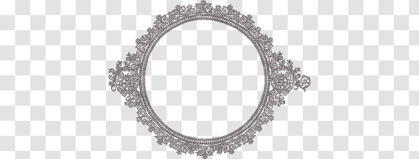 Picture Frames Decorative Arts Clip Art - Jewellery - Black And White Transparent PNG