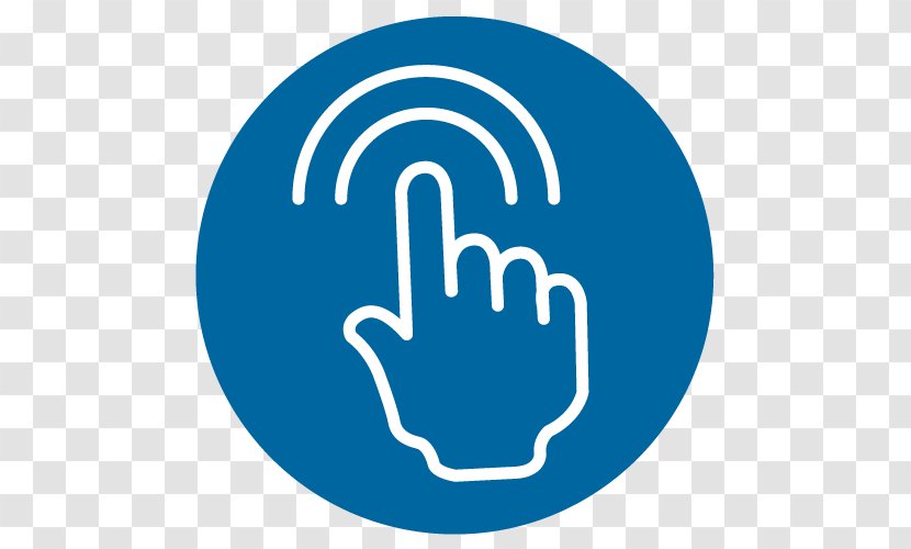 Croix Blanche FPE Gesture Clip Art - Electric Blue - Virtual Transparent PNG
