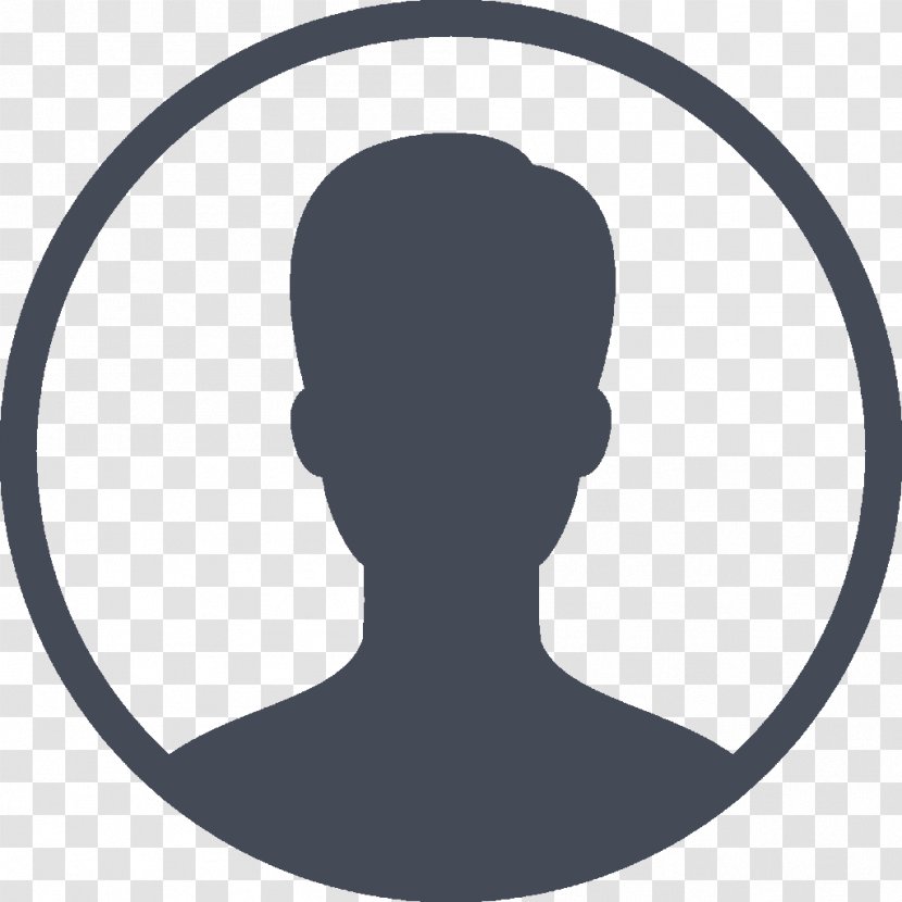 User Profile Male - Black And White Transparent PNG