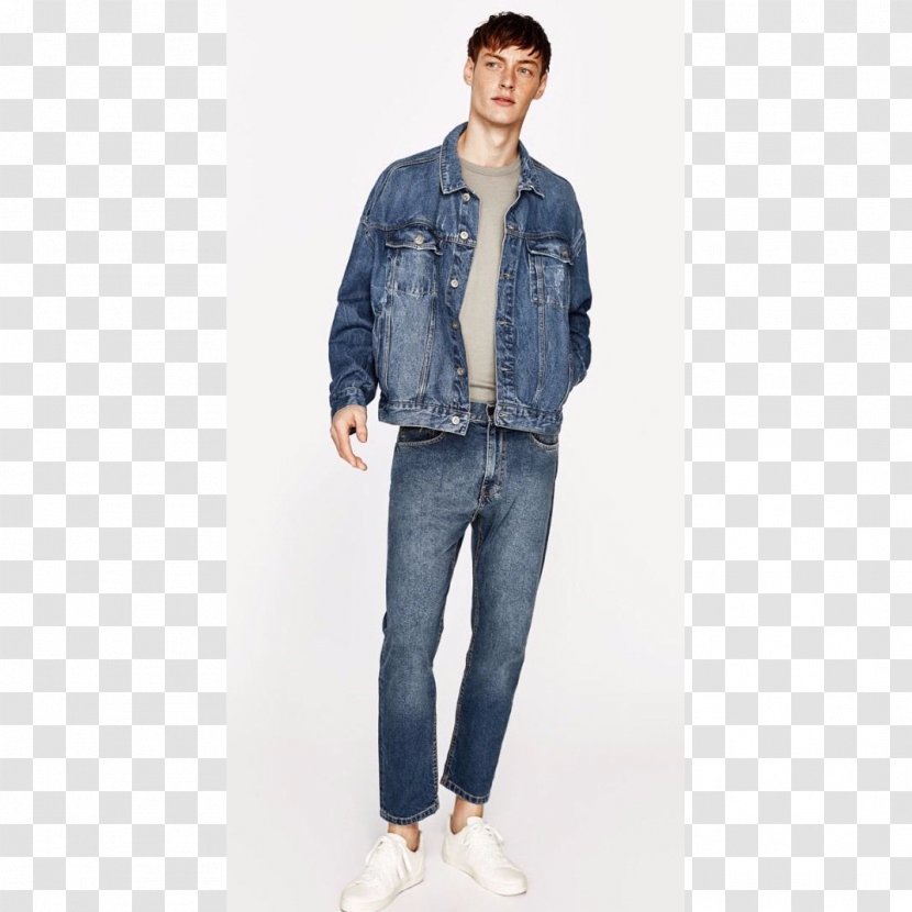 Jeans Denim Jean Jacket Coat - Sleeve Transparent PNG