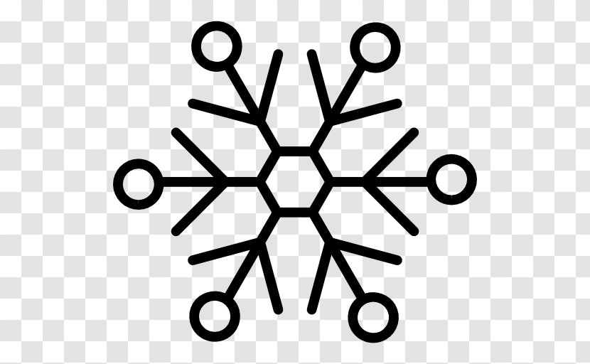 Snowflake Shape Hexagon Line Freezing Transparent PNG