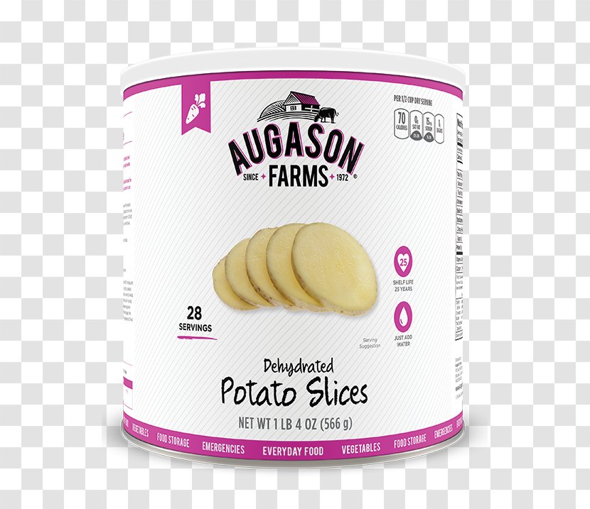 Potato Food Drying Augason Farms Storage Transparent PNG