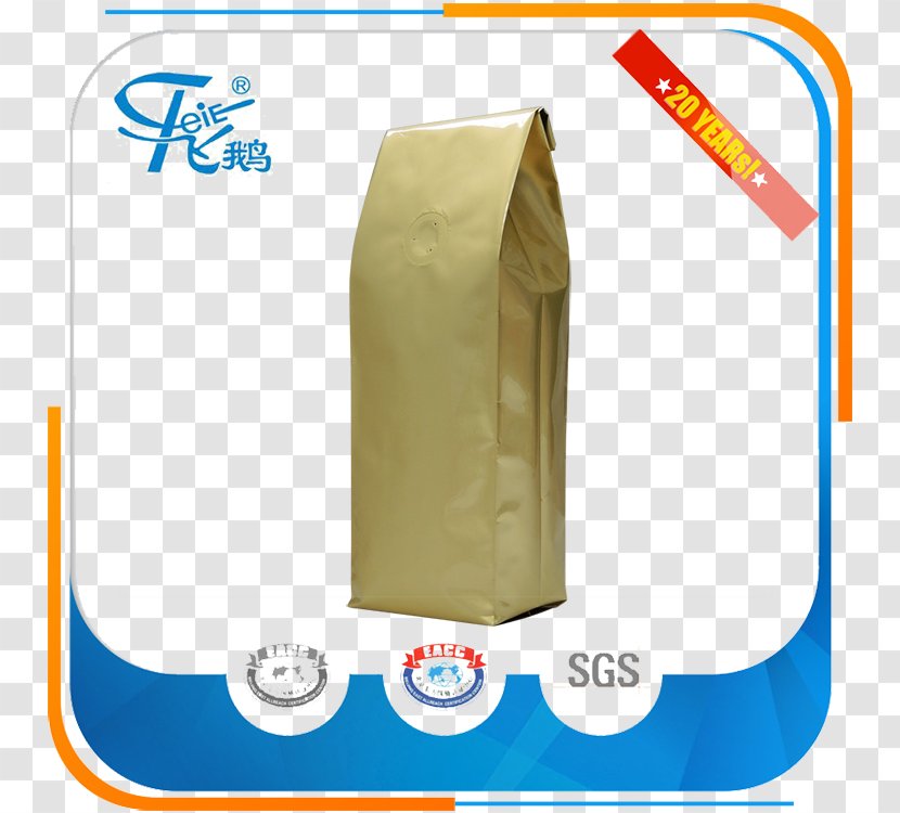 Plastic Bag Paper Product Film Packaging And Labeling - Coffee Sack Transparent PNG