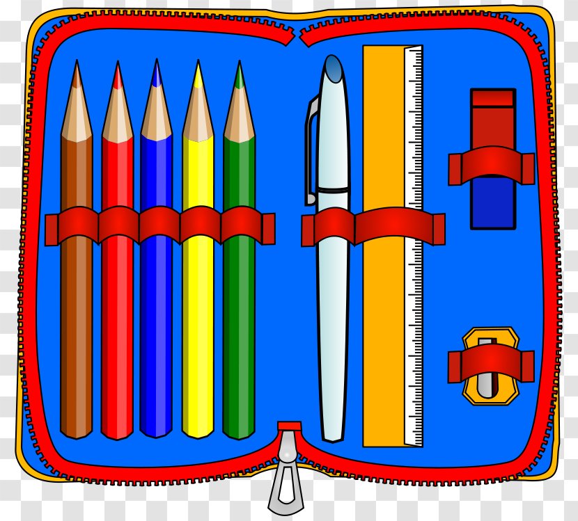 Pencil Case Clip Art - Royaltyfree - Cliparts Transparent PNG