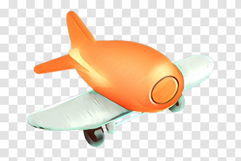 Airplane - Orange - Wing Vehicle Transparent PNG
