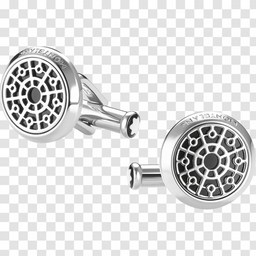 Cufflink Montblanc Jewellery Shirt Stud Meisterstück - Body Jewelry Transparent PNG