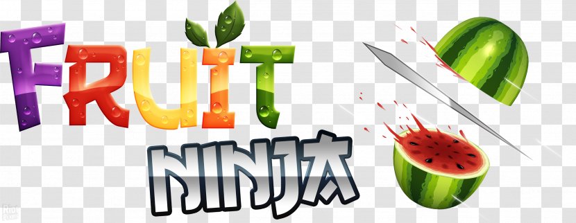 Fruit Ninja Kinect Xbox 360 Video Game Android - Logo - Dry Transparent PNG