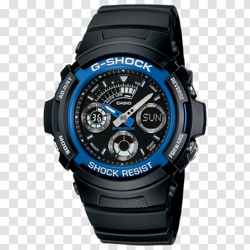 G-Shock AW-591 Shock-resistant Watch Casio - Illuminator Transparent PNG