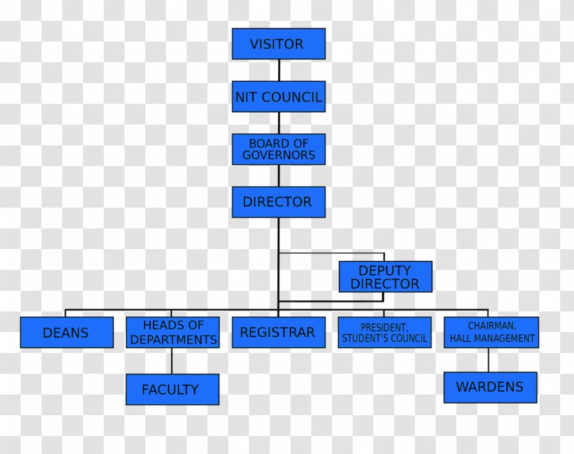 Organizational Structure Indian Institutes Of Technology Chart Management - Organization Transparent PNG