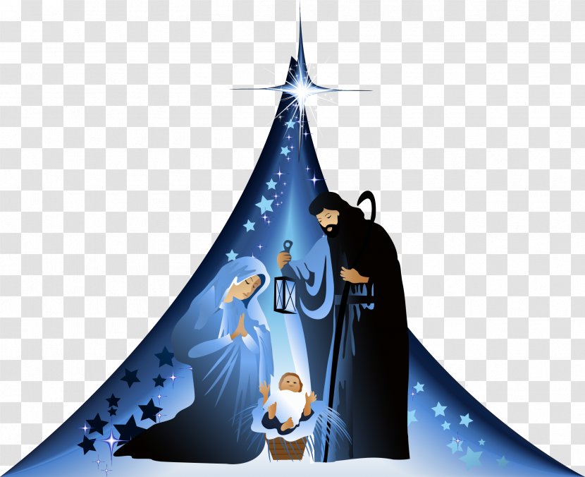 Bethlehem Christmas Nativity Of Jesus Happiness - Father Baby Cartoon Vector Virgin Mary Transparent PNG