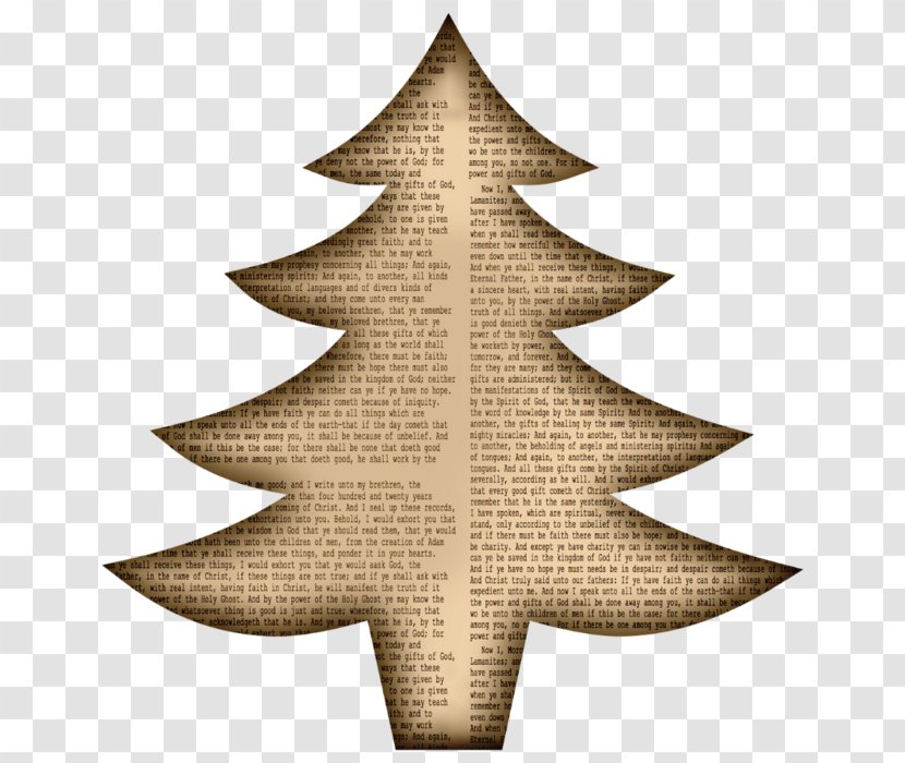Paper Christmas Tree Information Poster Transparent PNG