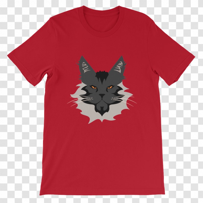 T-shirt Sleeve Unisex Clothing - Raglan - Maine Coon Transparent PNG