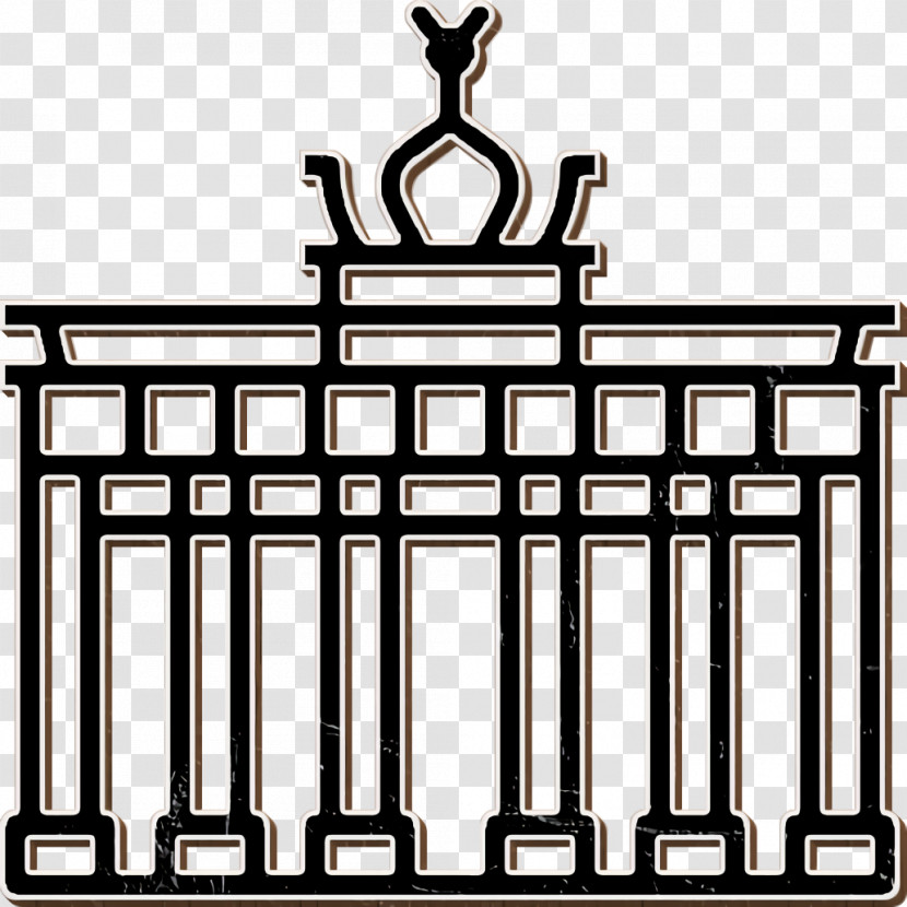 Brandenburg Gate Icon Landmark Icon Berlin Icon Transparent PNG