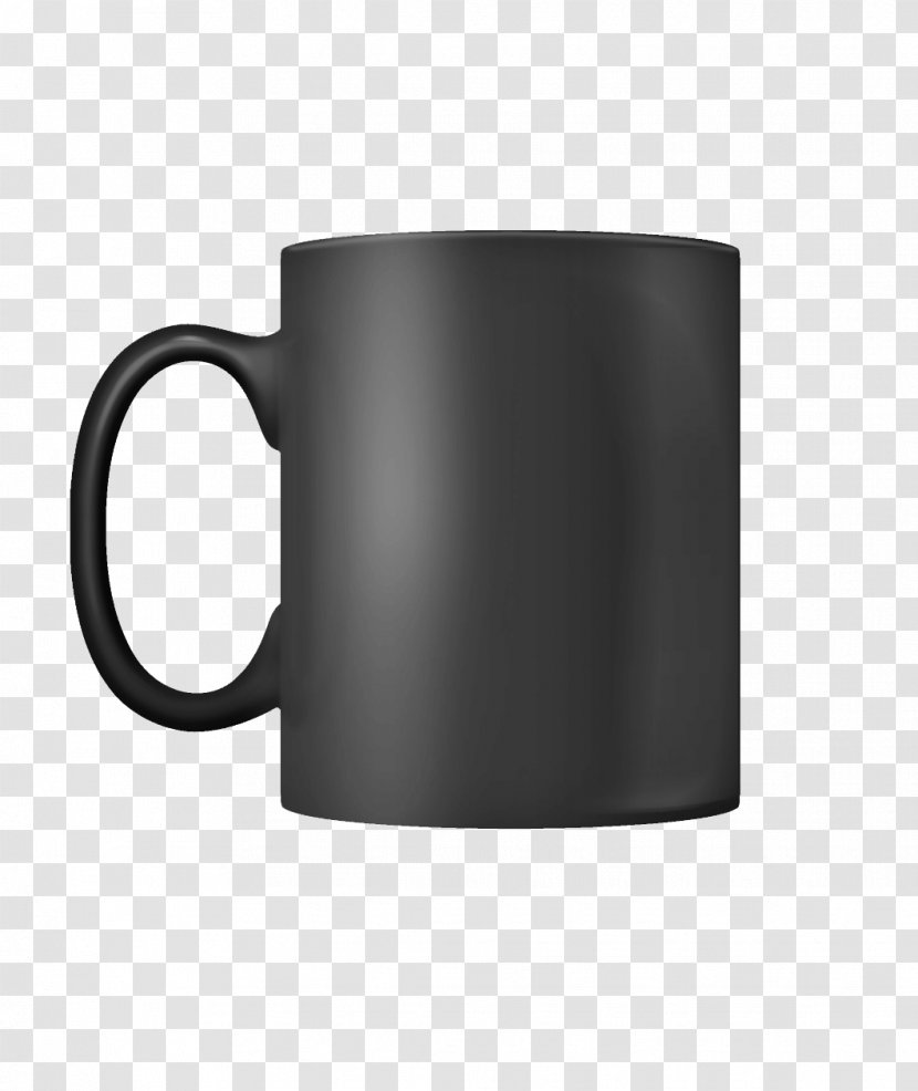 Mug Coffee Cup Ceramic Table-glass - Black Transparent PNG