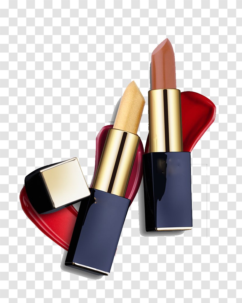 Lipstick Cosmetics Pomade - Oil - Gold Material Transparent PNG