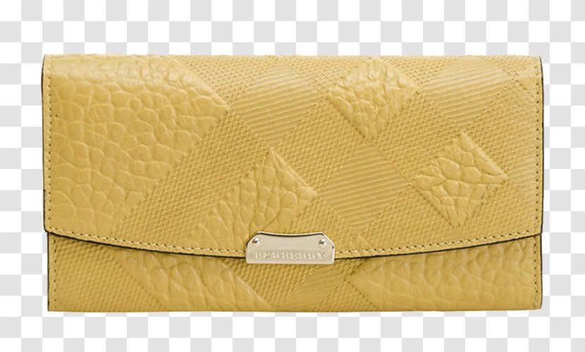 Handbag Material Wallet Brand - Yellow - BURBERRY Burberry Transparent PNG