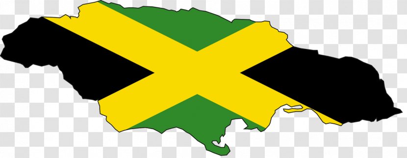 Flag Of Jamaica Map National - Symbol - Color Splash Transparent PNG