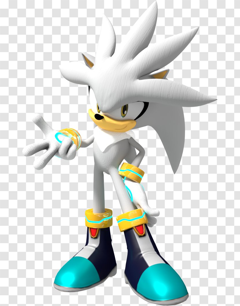 Sonic The Hedgehog Shadow Silver Unleashed - Mascot Transparent PNG