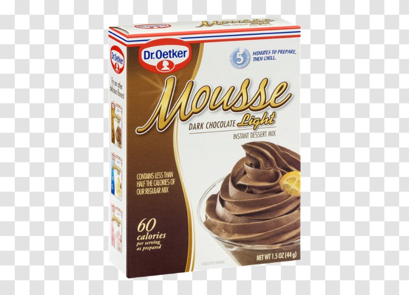 Chocolate Mousse Cream Dessert - Flavor Transparent PNG