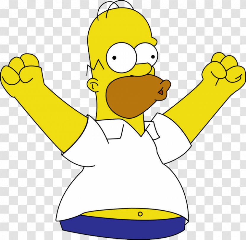 Homer Simpson Bart Lisa Marge Ned Flanders - Happiness Transparent PNG