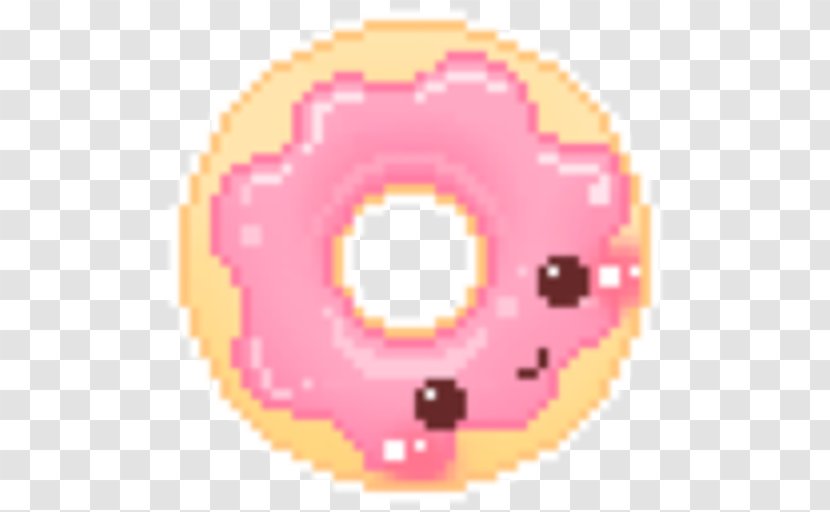 Donuts Bakery Pixel Art - Magenta - Cake Transparent PNG