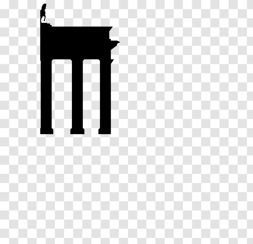 Brandenburg Gate Clip Art - Rectangle Transparent PNG