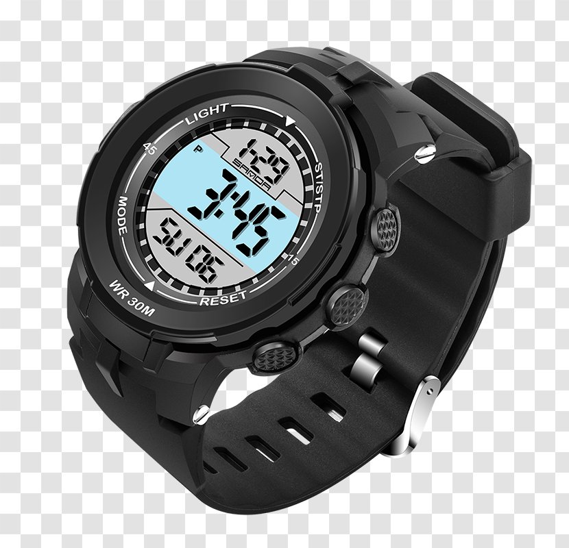 Digital Clock Quartz Watch Water Resistant Mark - Accessory Transparent PNG
