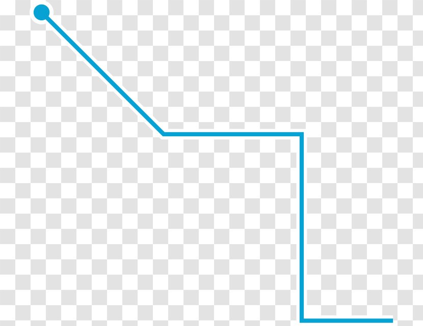 Line Angle Point Font Product - Blue Transparent PNG