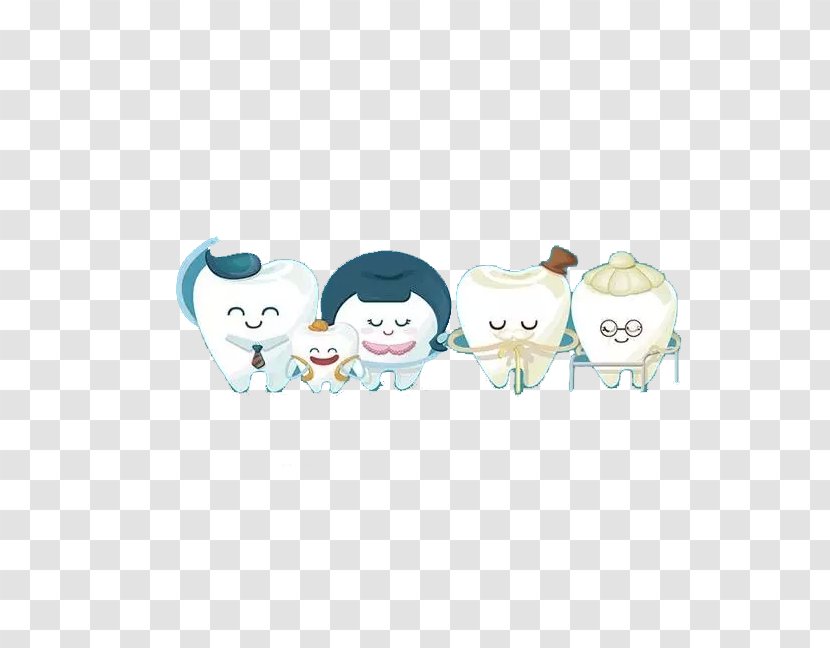 Tooth Mouth Gums Dentistry - Material - Cartoon Teeth Transparent PNG