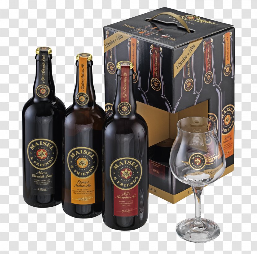 Brauerei Gebr. Maisel India Pale Ale Stout Beer - Bottle Transparent PNG
