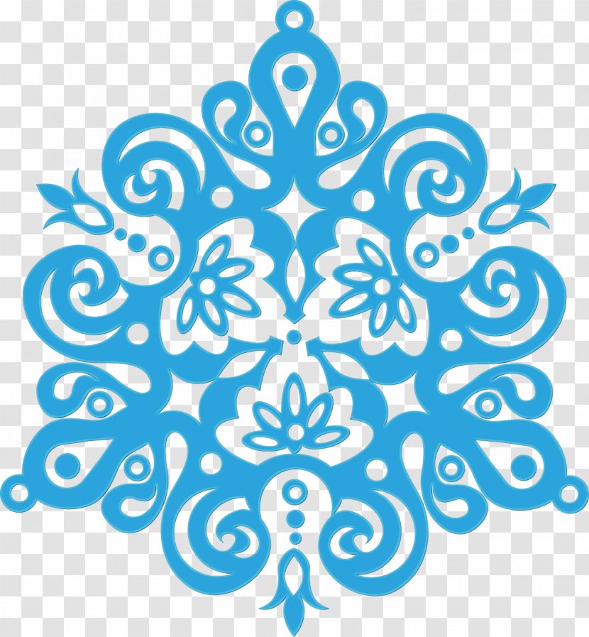 Floral Ornament - Snowflake - Design Motif Transparent PNG
