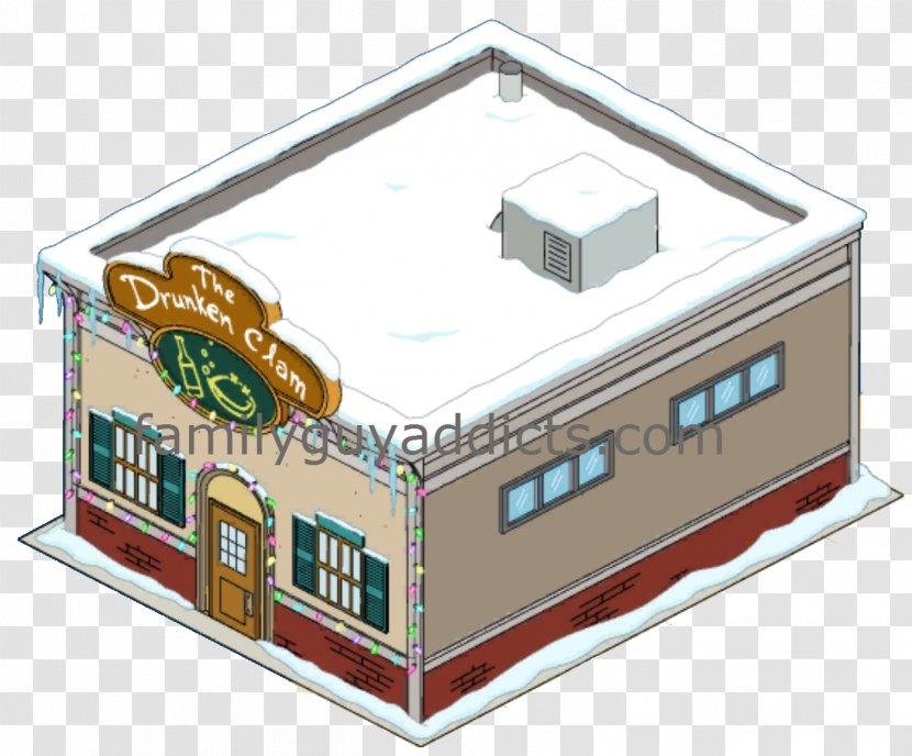 Hard Clam Christmas Building Facade - Animation - Clams Transparent PNG