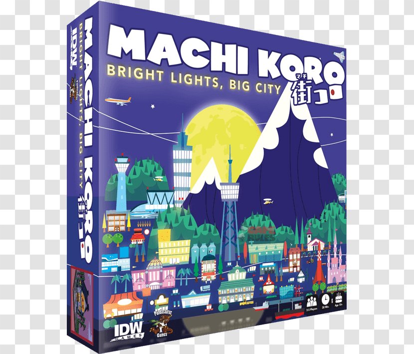 IDW Machi Koro: Bright Lights, Big City Board Game Millionaire's Row - Idw Publishing - War Transparent PNG