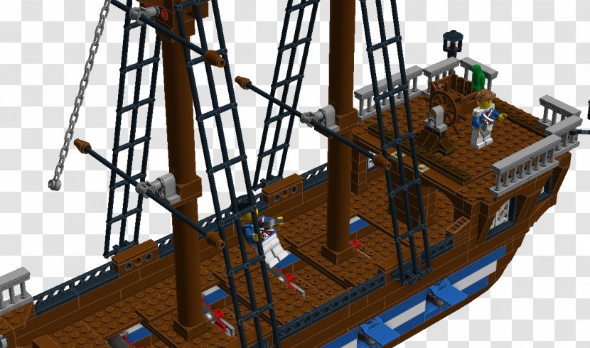 Manila Galleon Naval Architecture Caravel Fluyt - Ship Of The Line - Tall Lego Crane Transparent PNG