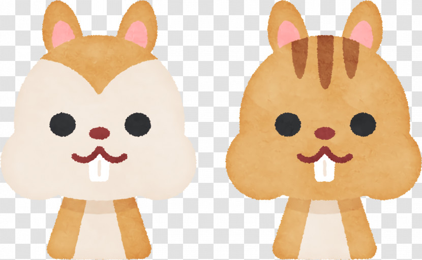 Stuffed Toy Cartoon Whiskers Snout Transparent PNG