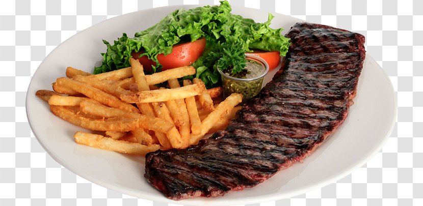 French Fries Steak Frites Barbecue Churrasco Mixed Grill - Flat Iron Transparent PNG