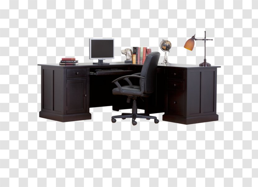 Pedestal Desk Table Office Writing - Credenza Transparent PNG