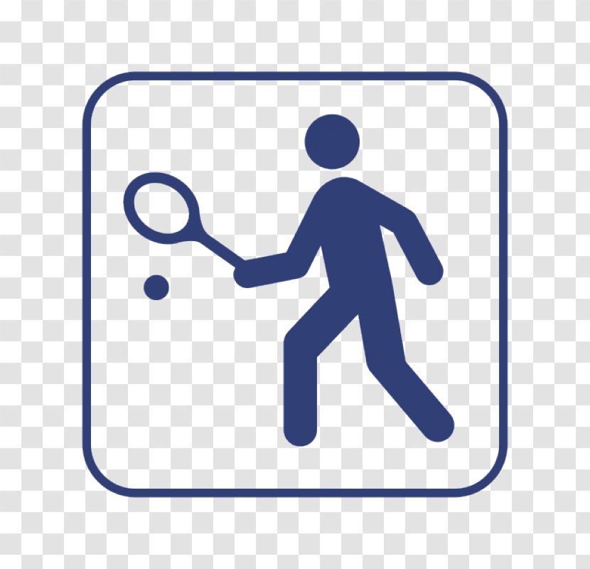 Tennis Balls Centre Racket Clip Art - Electric Blue Transparent PNG