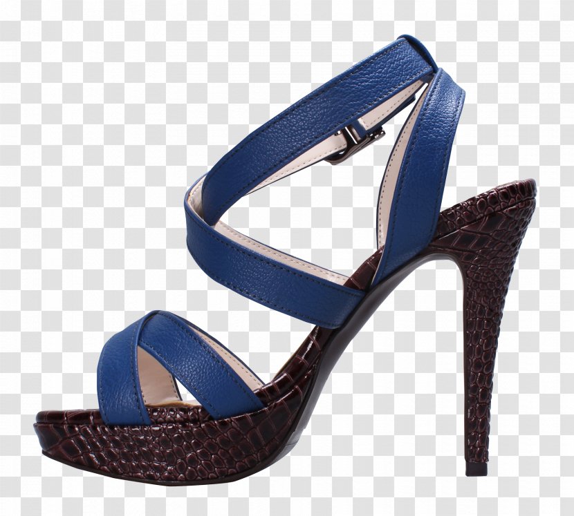 Sandal Slipper Shoe Mule - Footwear - Blue Women Transparent Transparent PNG