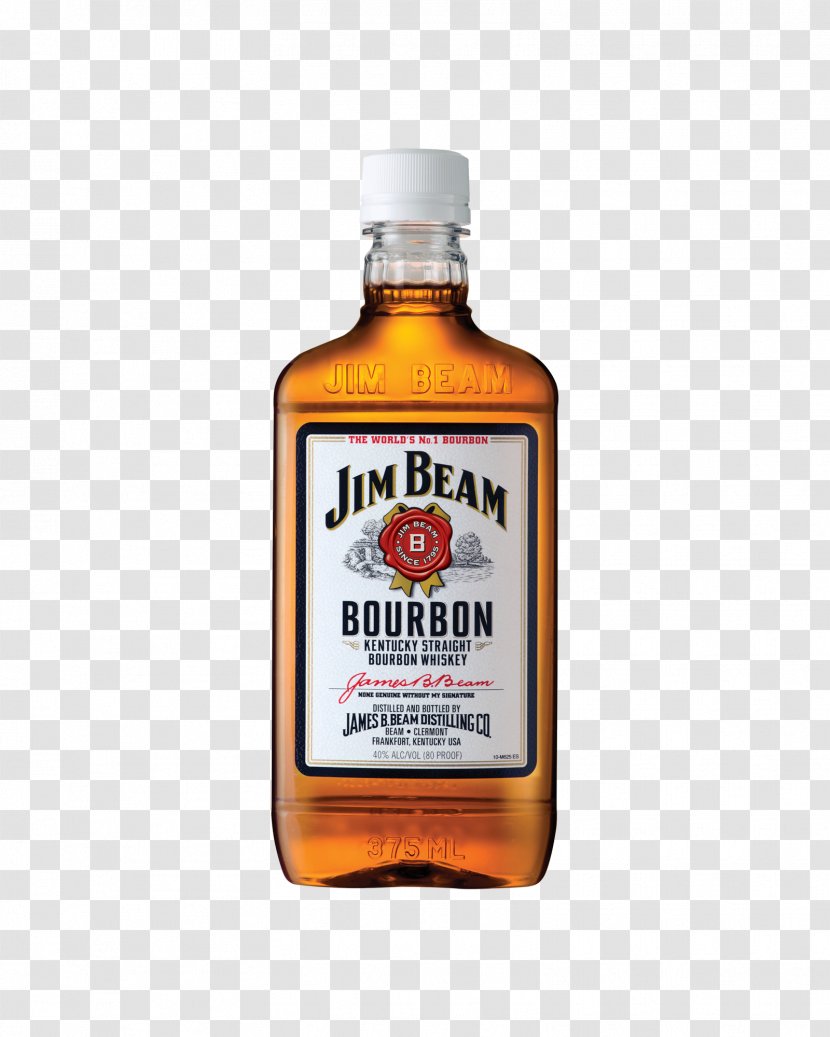 Bourbon Whiskey Jim Beam White Label Premium American - Drink Transparent PNG