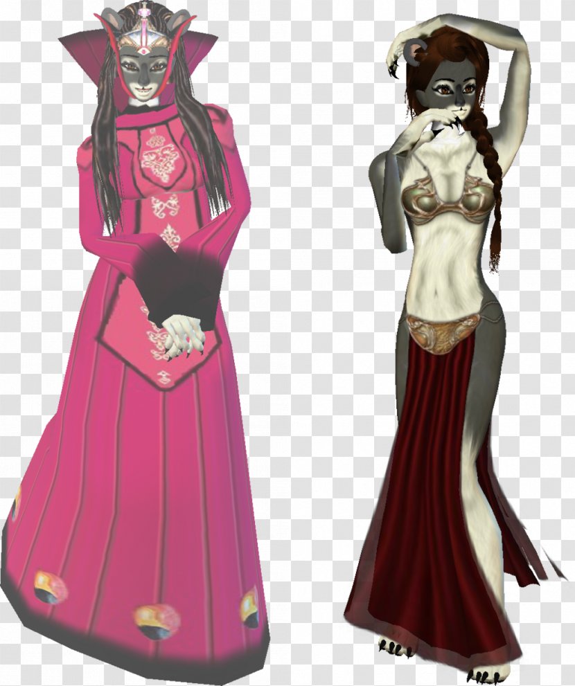 Gown Robe Costume Character Magenta - Serial Killer Clown Movies Transparent PNG