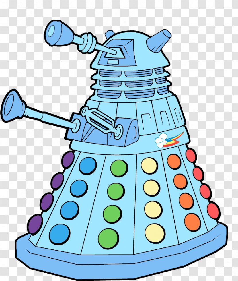 Ninth Doctor Dalek Coloring Book Musician - Post It Transparent PNG