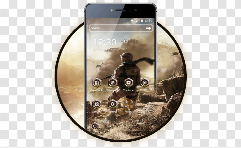 Smartphone Google Play Military Army Mobile Phones - Technology Transparent PNG