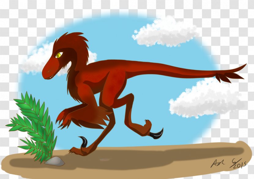 Utahraptor Velociraptor Art Dinosaur - Fictional Character Transparent PNG
