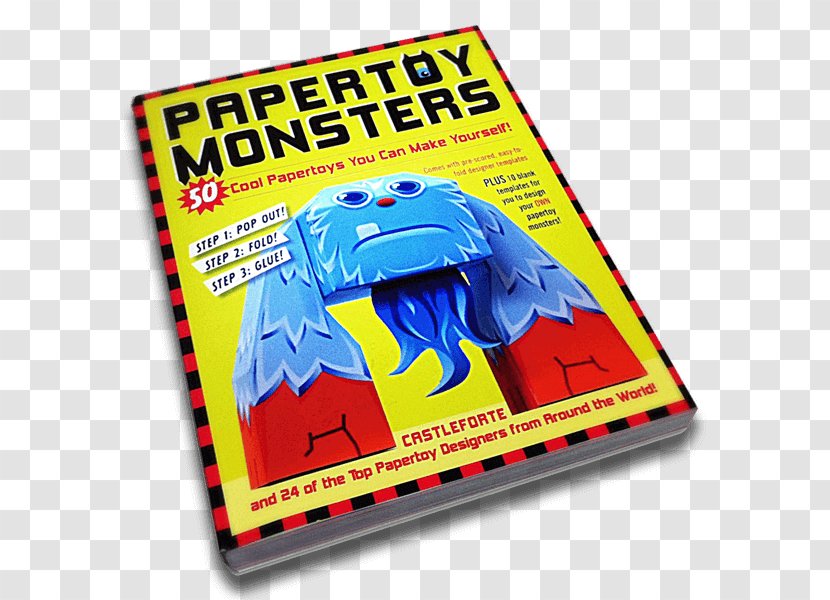Papertoy Monsters: 50 Cool Papertoys You Can Make Yourself! Glowbots: 46 Glowing Robots Paper Toys Book - Model Transparent PNG