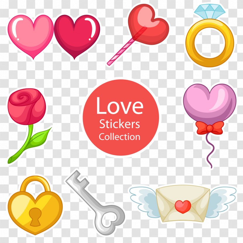 Love Sticker Vector Material - Label - Sign Transparent PNG