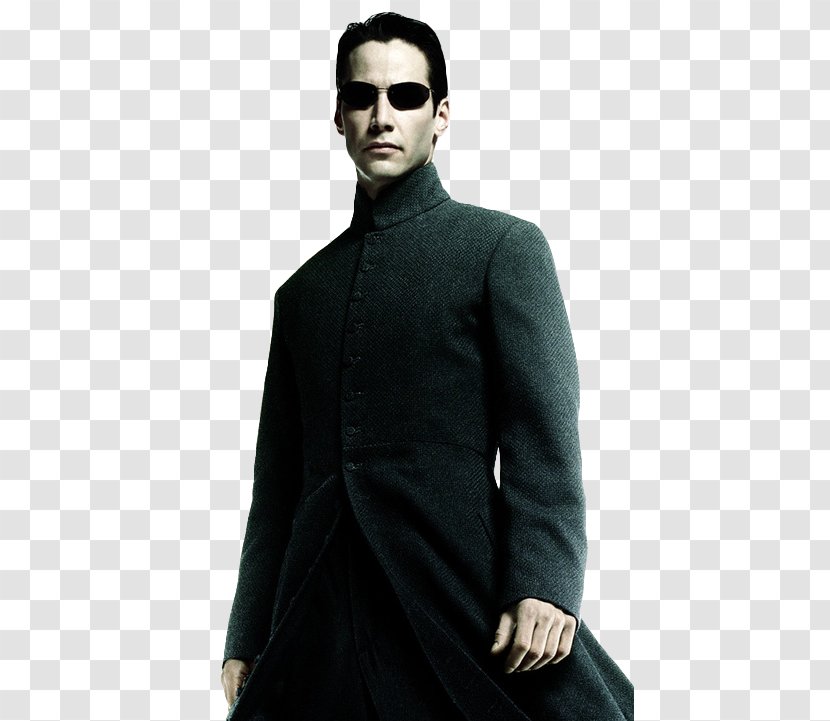 Keanu Reeves Neo The Matrix Morpheus Keymaker - Sleeve Transparent PNG