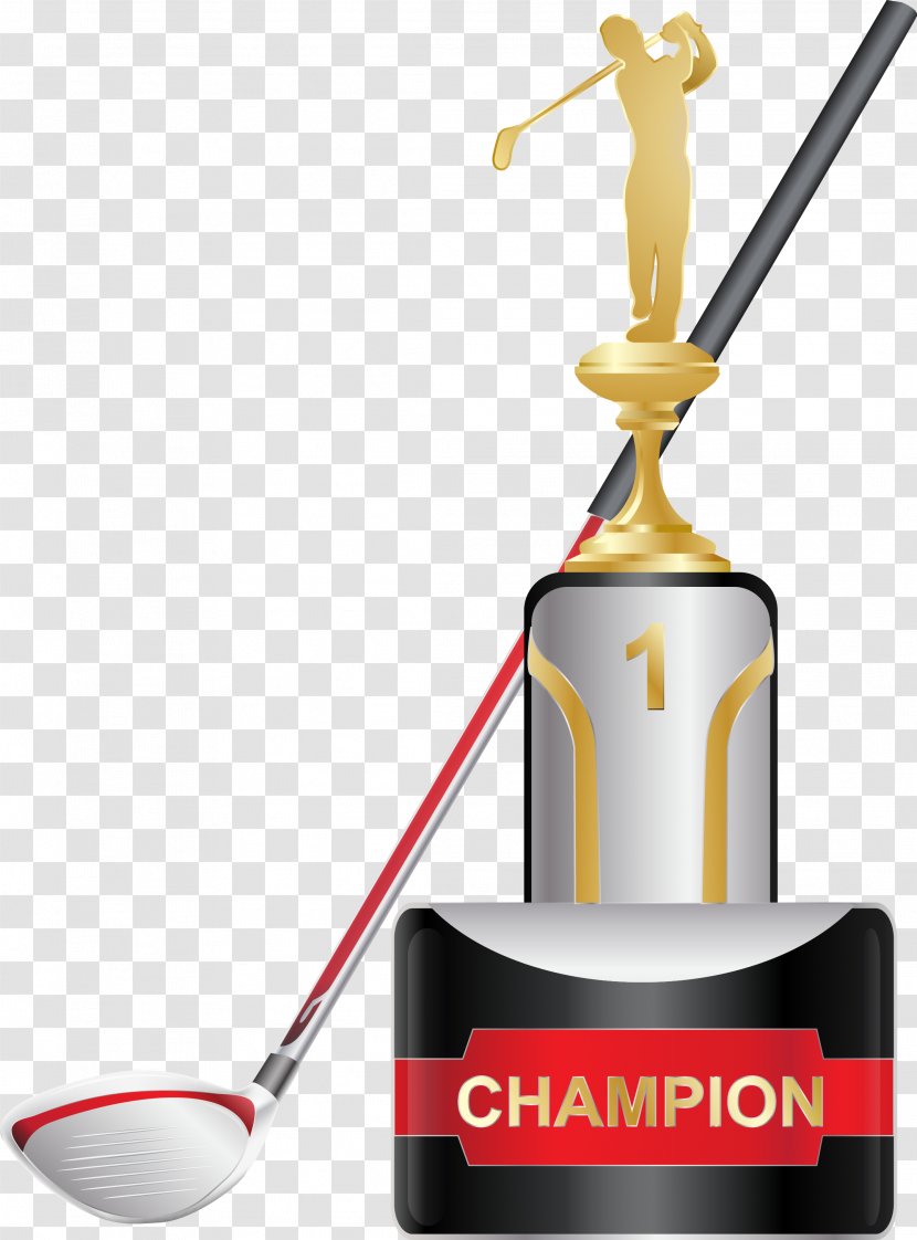 Trophy Golf Ball - Cue Stick - Exquisite Transparent PNG
