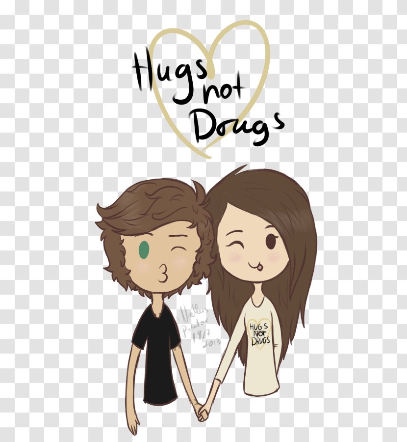 Recreational Drug Use Friendship Hug Love - Watercolor - Hugs Not Drugs Transparent PNG